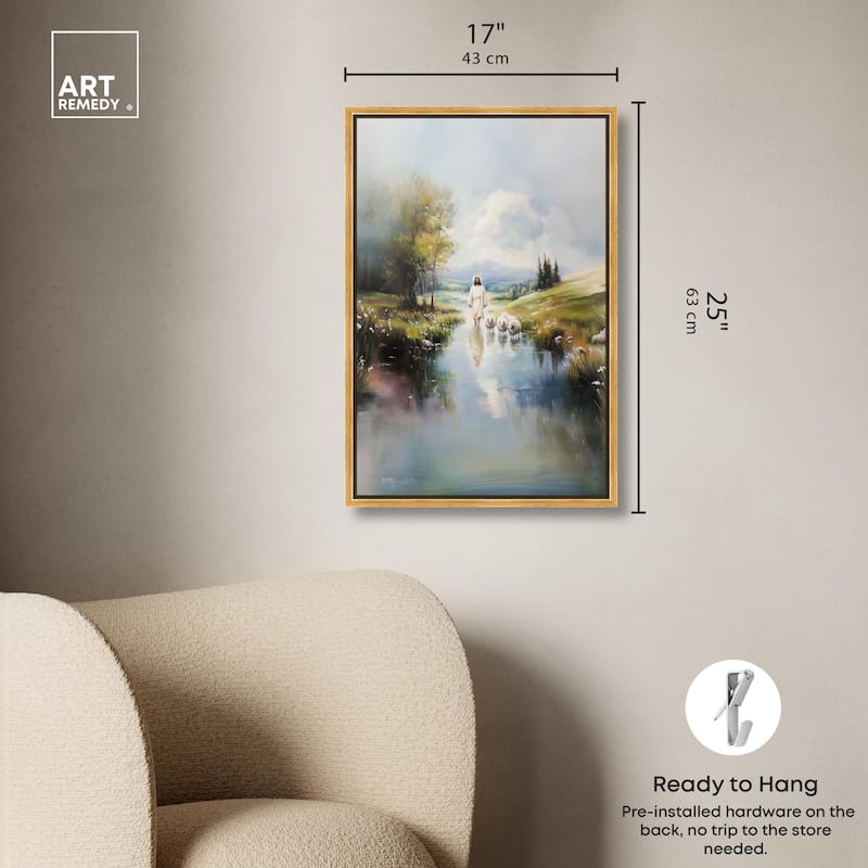 Caretaker's Calm Crossing II Canvas by Art Remedy