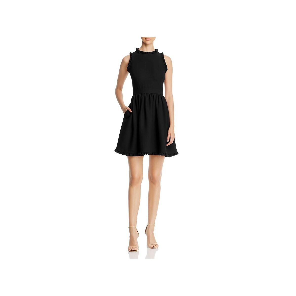 kate spade black cocktail dress