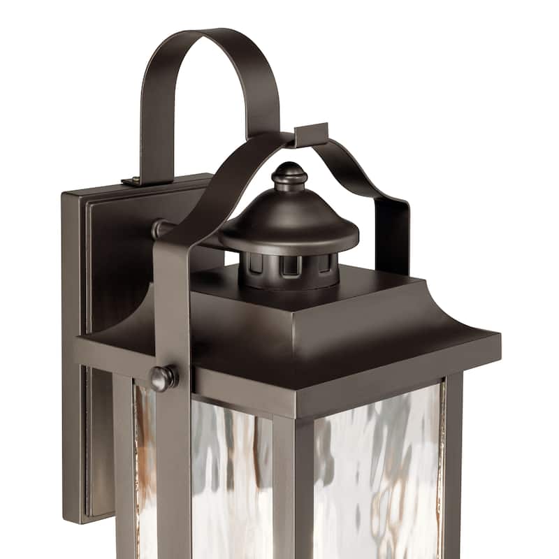 Kichler Lighting Linford 17-in 1-Light Olde Bronze Outdoor Wall Light