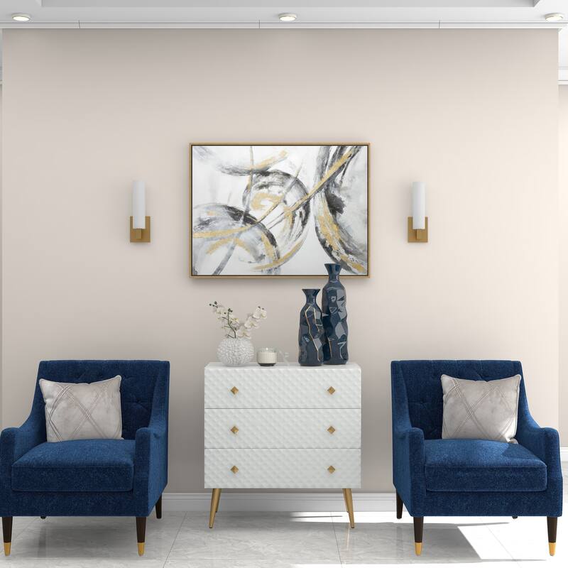 Blue Modern Smooth Glazed Stoneware Vase