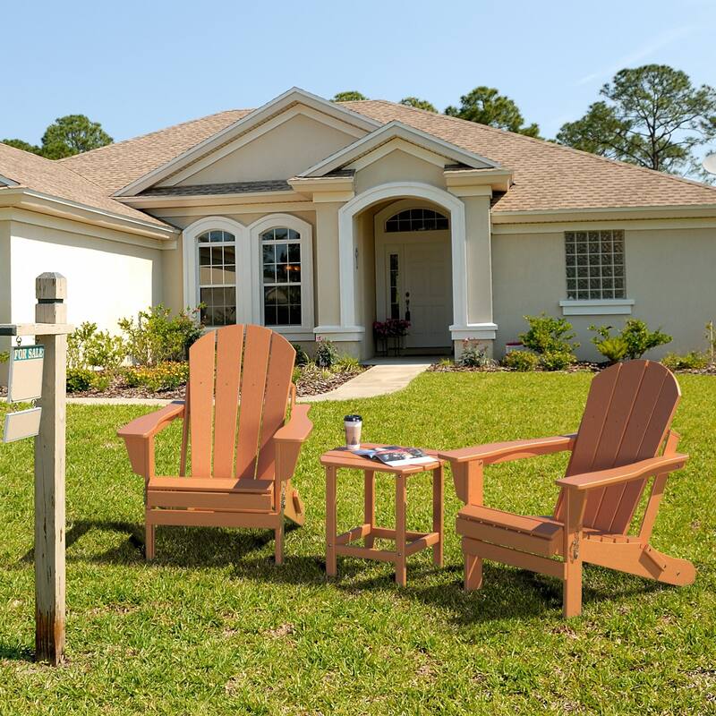 Poly Outdoor Adirondack Chair - Foldable All Weather