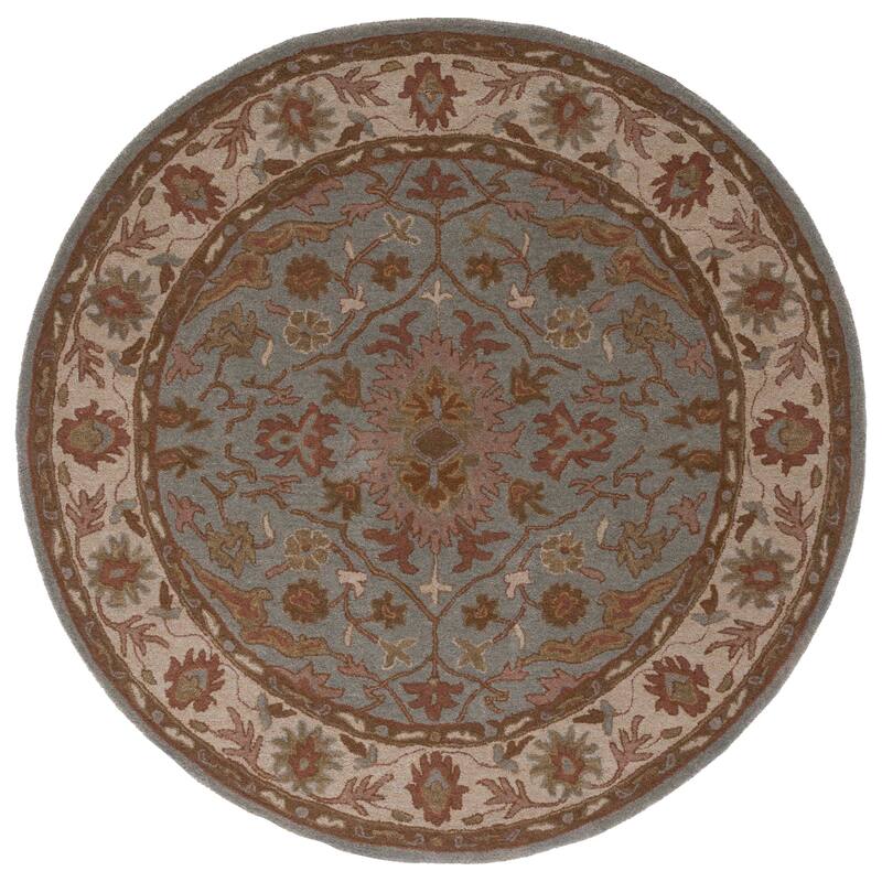SAFAVIEH Handmade Heritage Mallorca Border Traditional Oriental Wool Rug