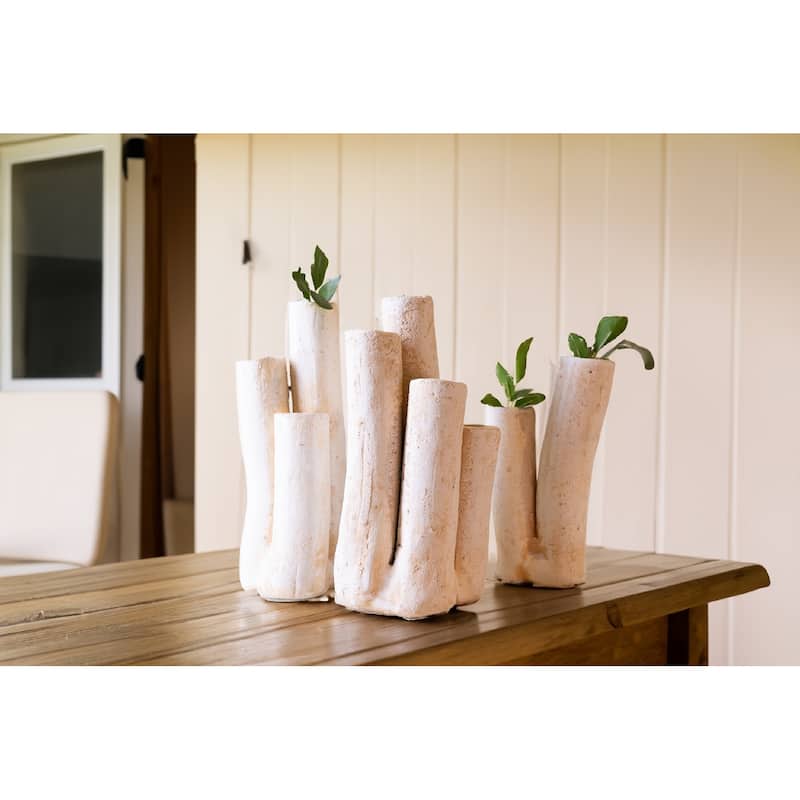 Small Coral Planter - 15" - Cream