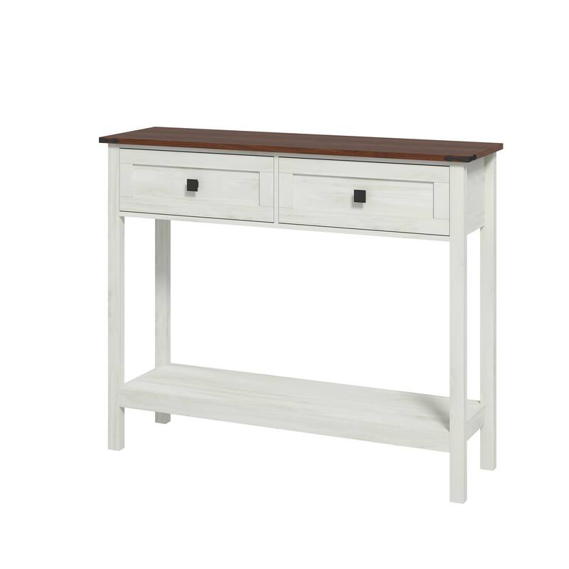 Farmhouse Style Console Table for Entryway
