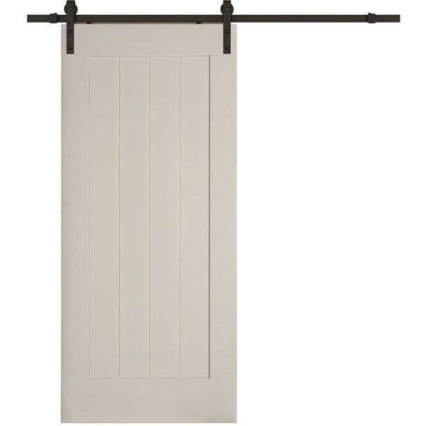 Shop Trimlite 36701388401b H7 42 By 84 Plank Interior Barn Door