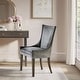 preview thumbnail 3 of 25, Madison Park Signature Ultra Upholstered Dining Side Chairs With Wood Legs (Set of 2)
