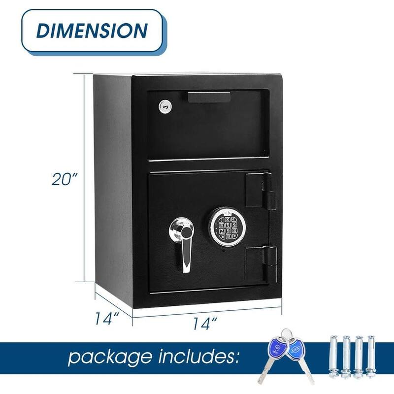 Suncrown Electronic Digital Steel Safe with Fingerprint Lock
