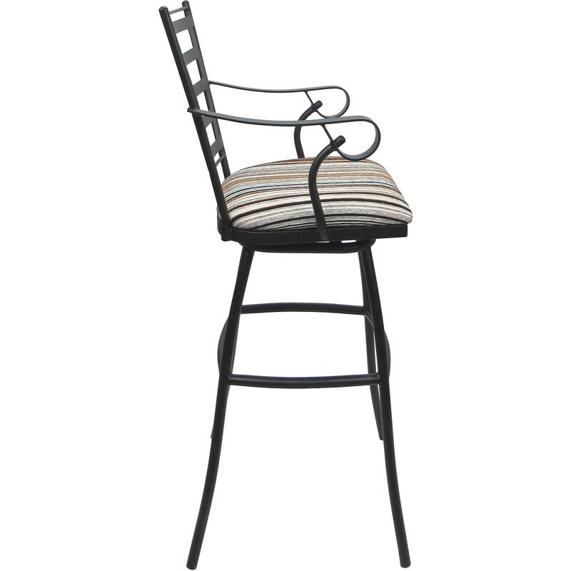 Outdoor Indoor Bar Stool Counter Extra Tall - Jenna with Arms