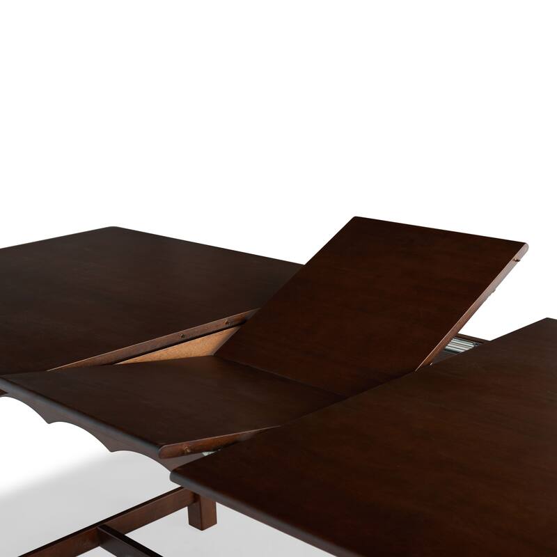 SAFAVIEH Couture Rhylee Extendable Rectangular Dining Table - 79"W x 39"D x 30"H