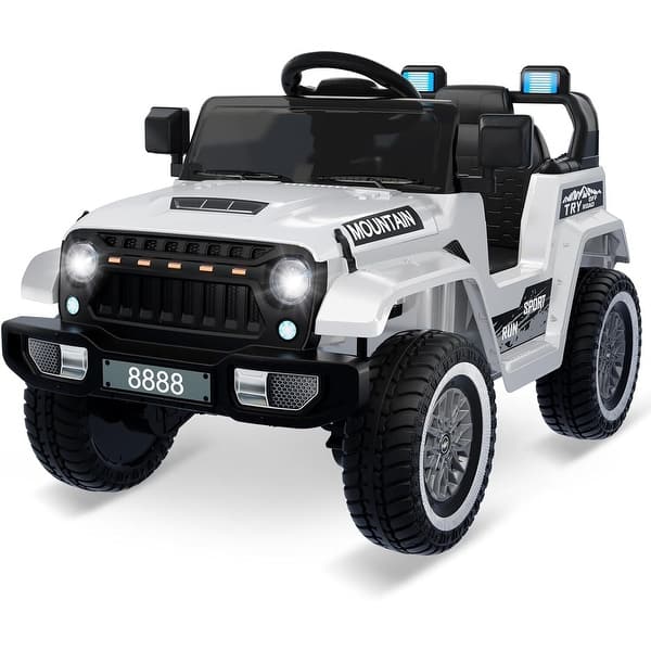 slide 2 of 24, Kids Ride On Truck Car White