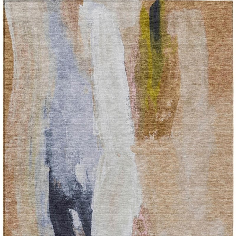 HomeRoots Abstract Transitional Rectangle Outdoor Rug