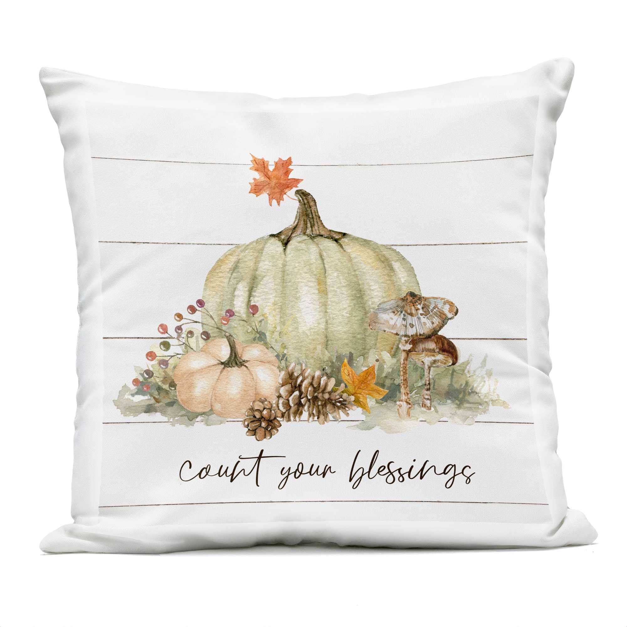 Fall Cat Pumpkin Pillow Cover 12x20 - Autumn Thanksgiving Decor Lumbar Pillow Case