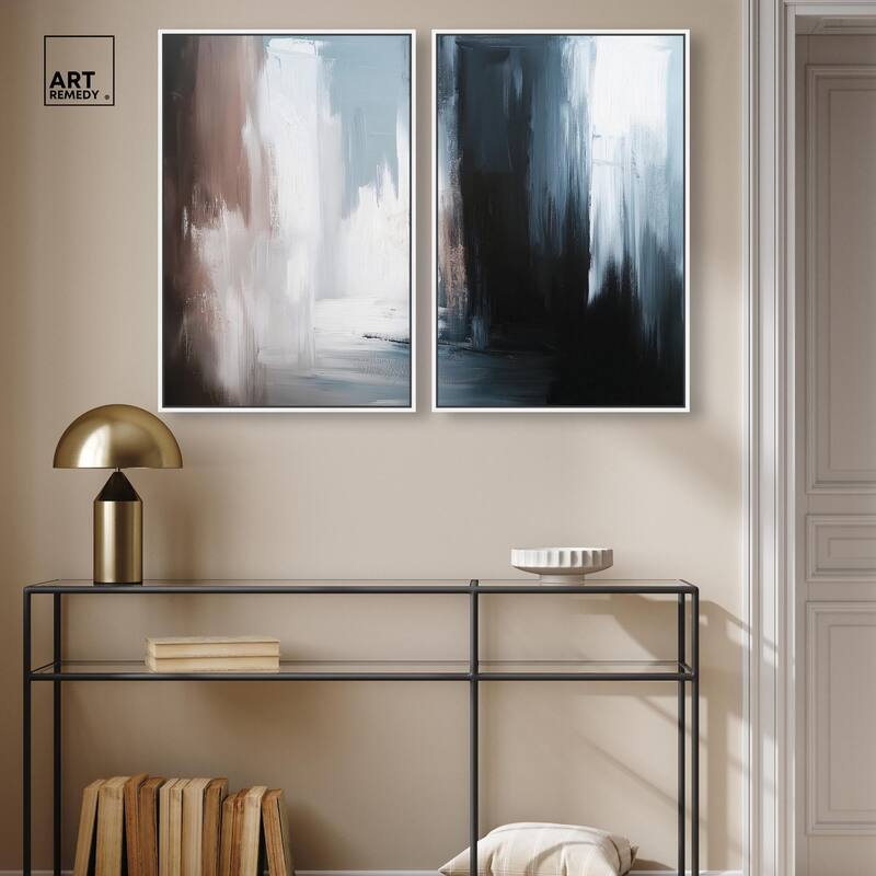 Chiaroscuro Canvas Set of 2 by Art Remedy