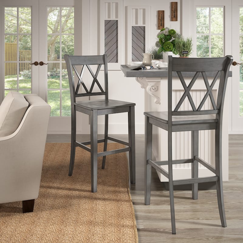 Ronda X-Back Bar Height Chairs (Set of 2)