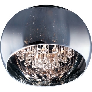 Maxim Sense 5-light Chrome Flush Mount - Silver