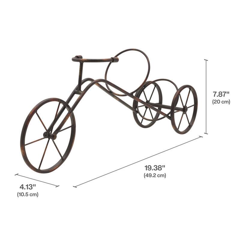 Elements Metal Cart Wine Holder, 20X8 Inch