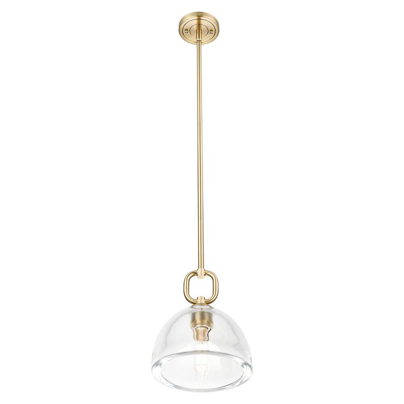 Innovations Lighting Downtown Urban - Hudson - 1 Light 8" Stem Hung Mini Pendant with Dome Shade