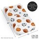 preview thumbnail 6 of 4, Sweet Jojo Designs Sports Theme Boy Changing Pad Cover Sheet -Vintage Sport Themed, Soccer Balls, Football, Baseball, Basketball