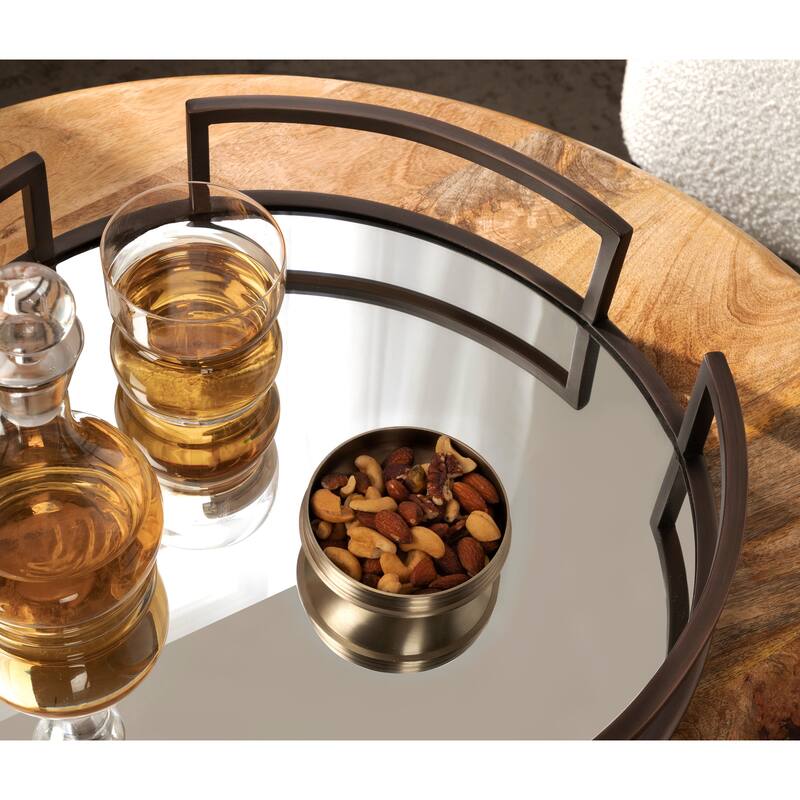 Kate and Laurel Gohana Decorative Metal Tray