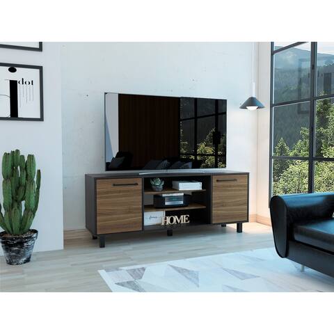 TUHOME Kaia TV Stand for TVs up to 65" with Cabinets