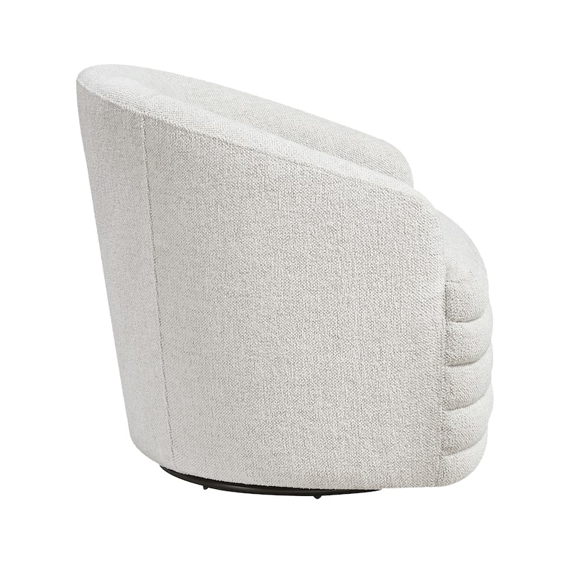 Batraw Chenille Swivel Chair