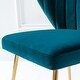 preview thumbnail 25 of 75, HULALA HOME Upholstered Premium Velvet Tufted Dining Chair with Small Base Set of 2
