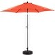 preview thumbnail 28 of 48, 9FT Outdoor Patio Umbrella Outdoor Table Umbrella with Push Button Tilt and Crank