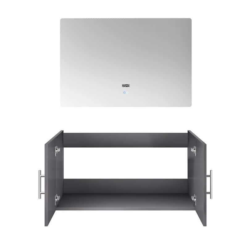 Geneva Bath Vanity No Top and Mirror