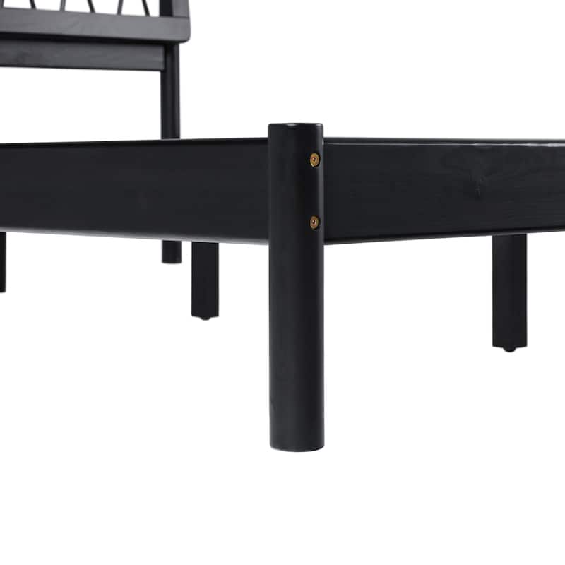 Middlebrook Designs X Spindle Solid Wood Queen Bed
