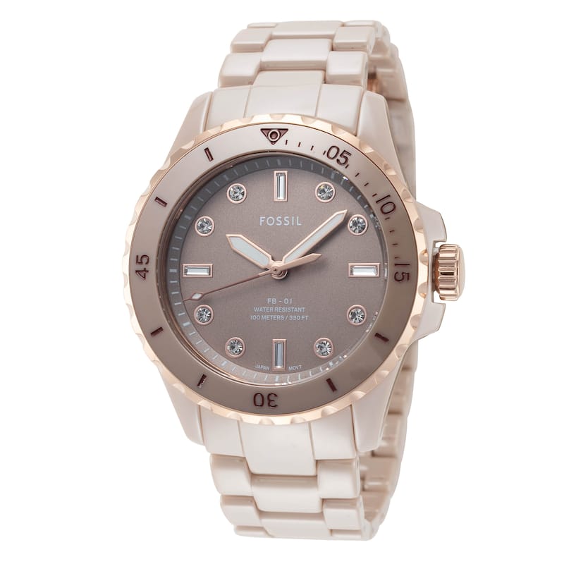 Fossil Women's FB-01 36mm Quartz Watch CE1111 - Brown - One Size