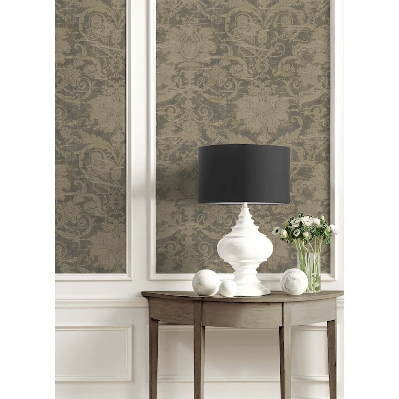 Seabrook Designs Joannie Victorian Unpasted Wallpaper