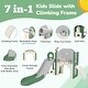 preview thumbnail 21 of 22, Kids Slide Playset Structure 7 in 1 with Slide and Basketball Hoop