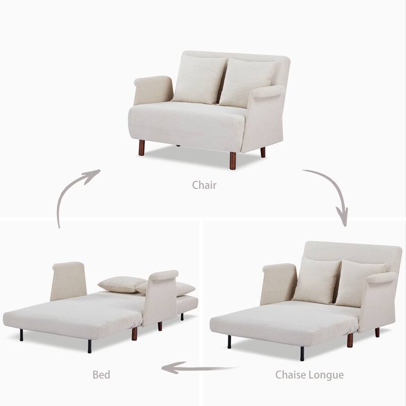 Artdeco Home Boston Convertible Futon Chair