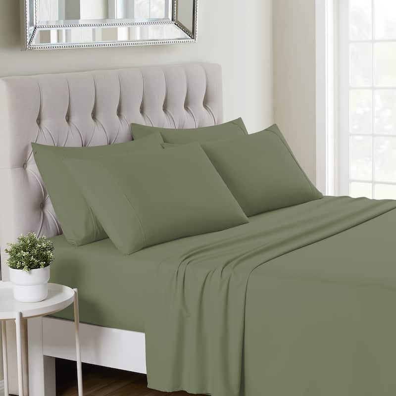 Luxurious Ultra-soft 6-pc. Bedsheet Set - Twin XL - Sage