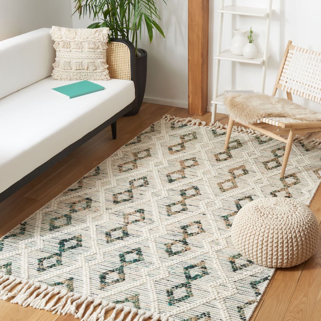 SAFAVIEH Handmade Natura Liss Boho Jute & Wool Braided