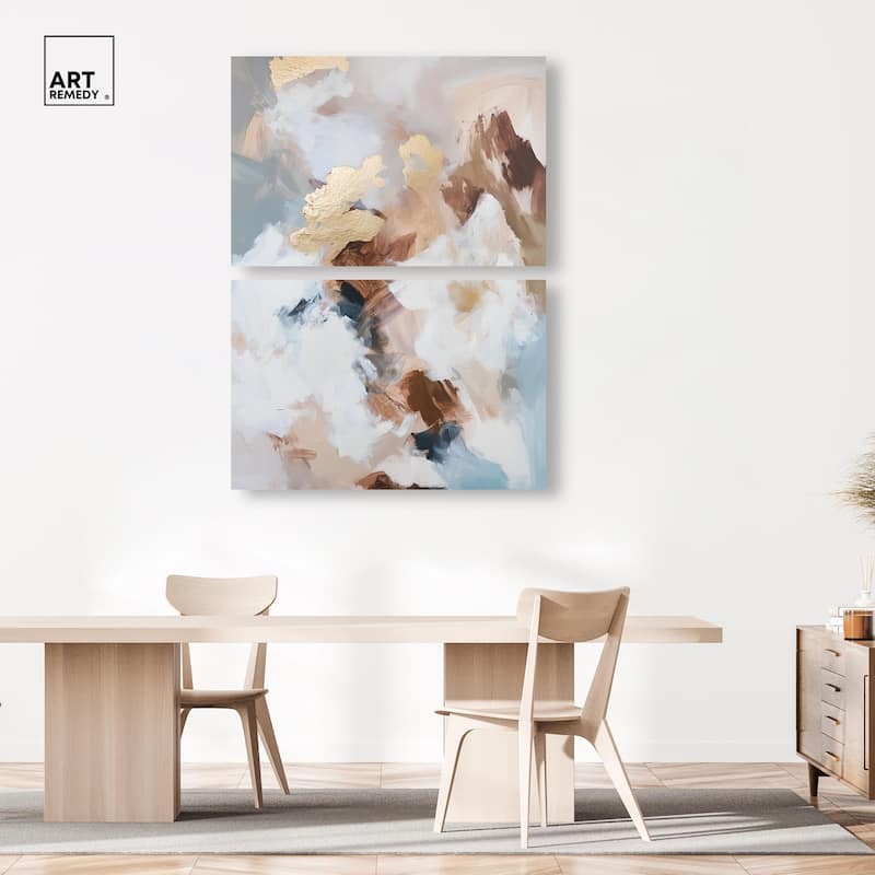 Earth's Palette II Canvas Set of 2 by Art Remedy, Gallery Wrapped