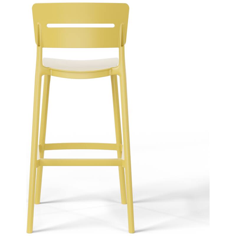 Frond and Form 29.5 Inch Outdoor Bar Stool (Set of 2)