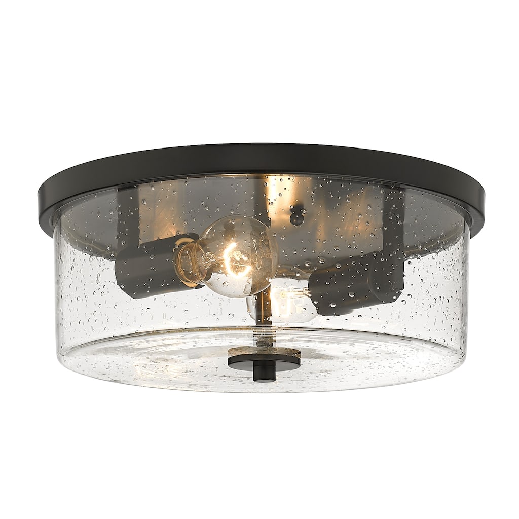 Rayne Flush Mount - Matte Black