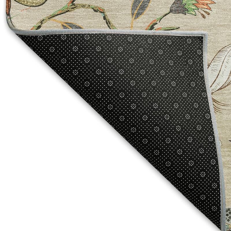 Premium Washable Super Soft Hummingbird Garden Mayfield Rug