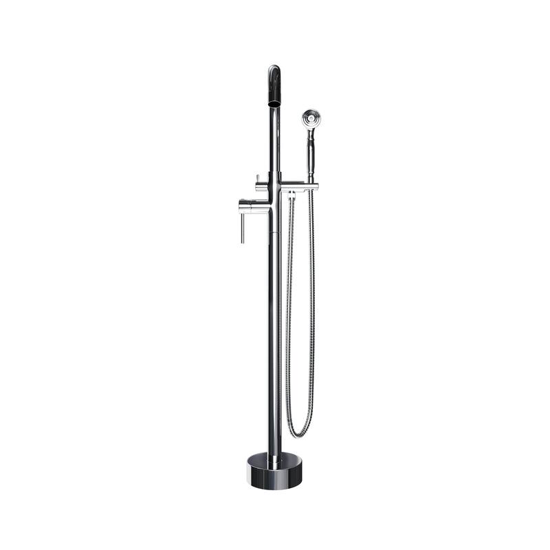 Neptune Single Handle Floor Mounted Gooseneck Freestanding Tub Filler