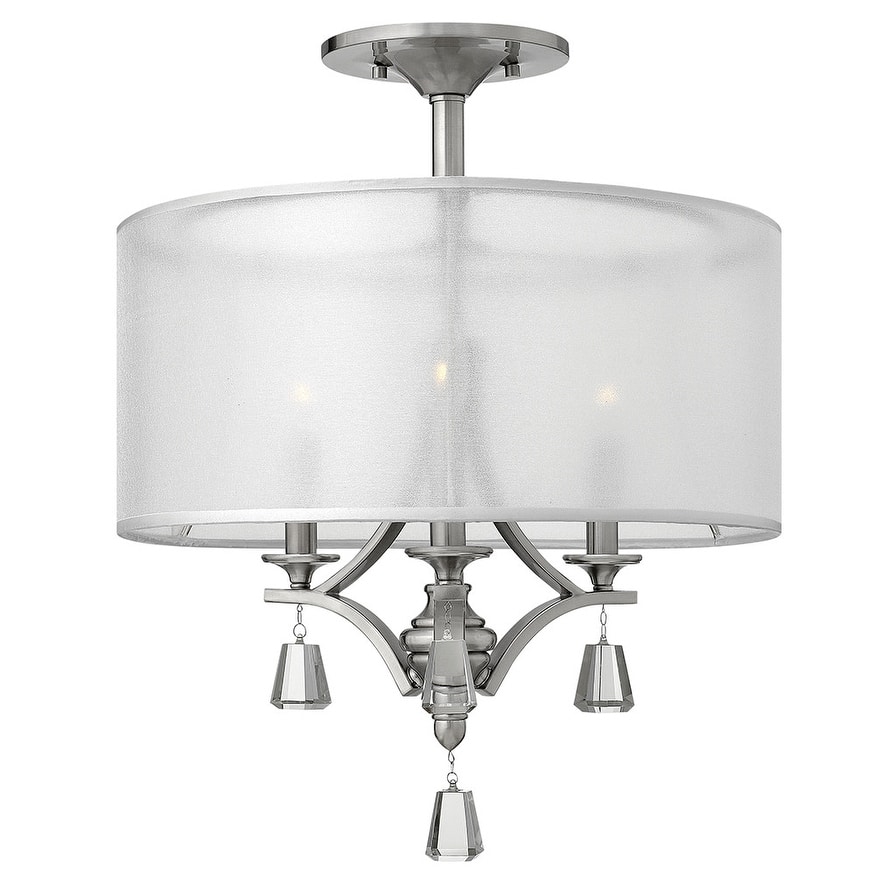 Fredrick Ramond 3 Light 1 Tier Drum Chandelier from the Mime