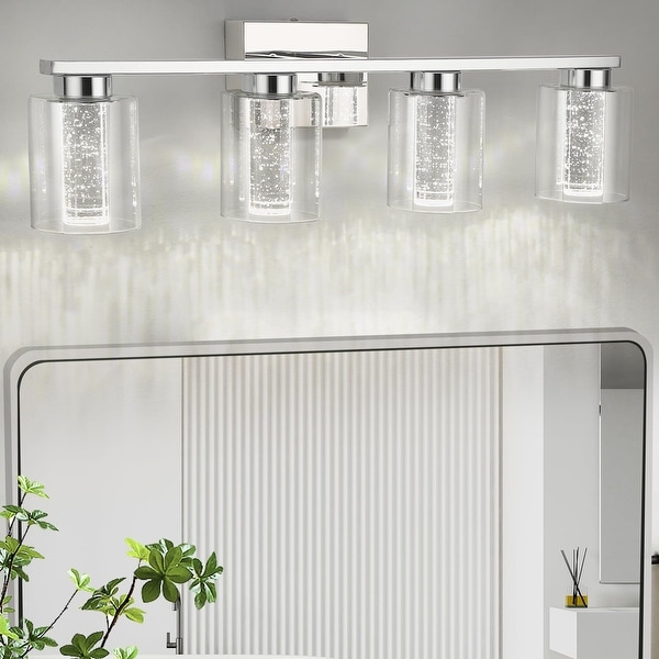 4 light chrome vanity fixture deals