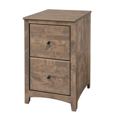 Arch+Haven Solid Wood 2-Drawer Vertical Filing Cabinet
