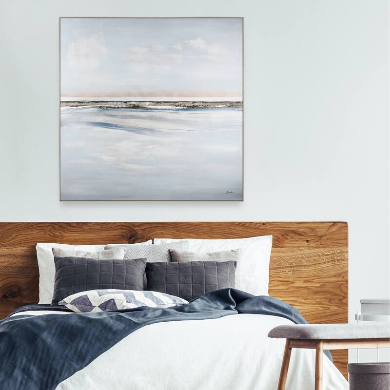 Renwil Johnston 40" Wide Canvas Art, Grey