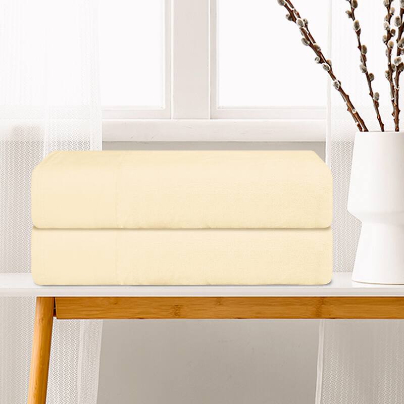 Cotton 2 Pack Solid Bath Towels, Quicker to Dry and Highly Absorbent Towels for Gym Pool 28" x 56"