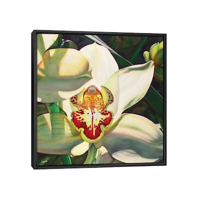 iCanvas "Pale Orchid III" by Lisa Lopuck Framed Canvas Print