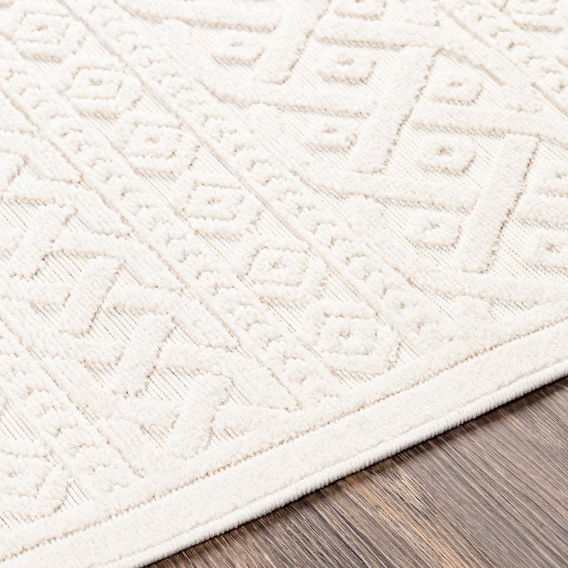 Gaines Indoor/ Outdoor Geometric Stripe Area Rug