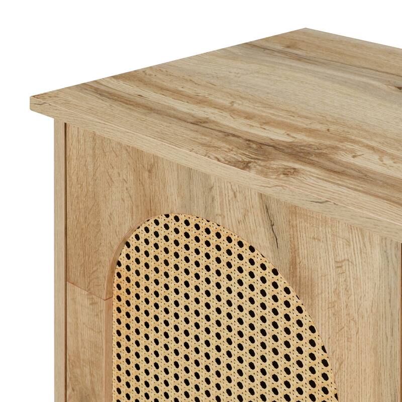 48.8''W 3-Door Sideboard with Large Storage Space - N/A