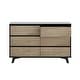preview thumbnail 36 of 43, Max and Lily Scandinavian 6 Drawer Dresser