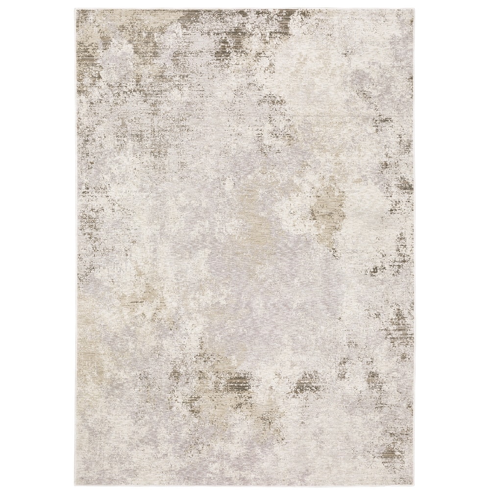 Style Haven Nelson Muted Abstract Ivory/ Beige Indoor Area Rug